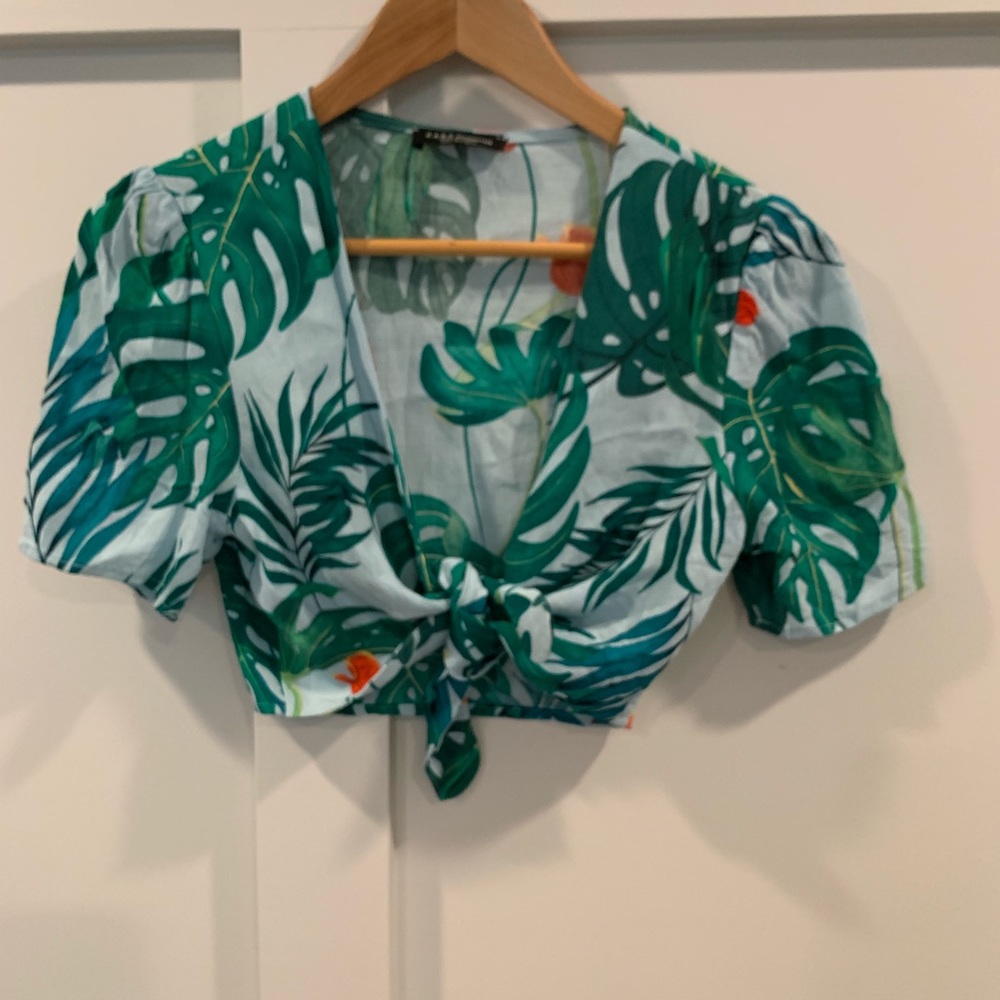 Zara tie top